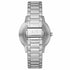 Armani Exchange AX7138SET Men's Cayde Silver-Tone Watch & Bracelet Set