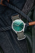 Mühle-Glashütte Panova Green M1-40-76-NB-I Orologio da uomo - Cassa in acciaio, quadrante verde, 40mm