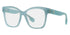 Burberry BE 2363 4086 53 Occhiali da vista da donna - Montatura squadrata in acetato azzurro