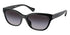 Ralph by Ralph Lauren RA 5305U Women's Sunglasses – Shiny Black Frame with Gradient Grey Lenses