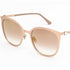 Jimmy Choo ORIA/G/SK 56 DDBJL Occhiali da sole da donna - 56 mm, montatura in oro con lenti sfumate marroni