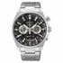 Seiko SSB397P1 Herren-Quarz-Chronographenuhr - Schwarzes Zifferblatt, Edelstahlarmband