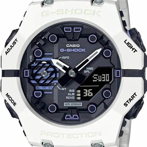 Casio G-SHOCK GA-B001SF-7AER Reloj para hombre - Sci-Fi World Series, Bluetooth, Blanco