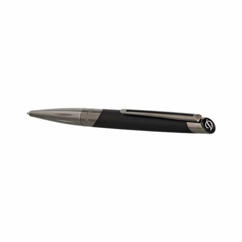 S.T. Dupont Défi Millenium Ballpoint Pen Model 405719 - Gunmetal and Matte Black