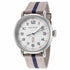 Nautica NAPWLF921 Unisex Quartz Watch - White Dial, Beige Textile Strap