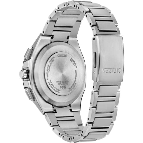 Citizen Attesa CC4104-53E Satellite Wave GPS - Super Titanio, lunetta in ceramica