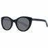 Ermenegildo Zegna Couture ZC0009 01A50 Unisex Sunglasses - Black Acetate Frame, Gray Polarized Lenses, 50mm