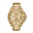 Diesel Mega Chief DZ4360 Men's Watch - Gold Dial, Gold Stainless Steel Bracelet