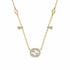 Gucci Interlocking G 18kt Yellow Gold Diamond Necklace - Model YBB729402002