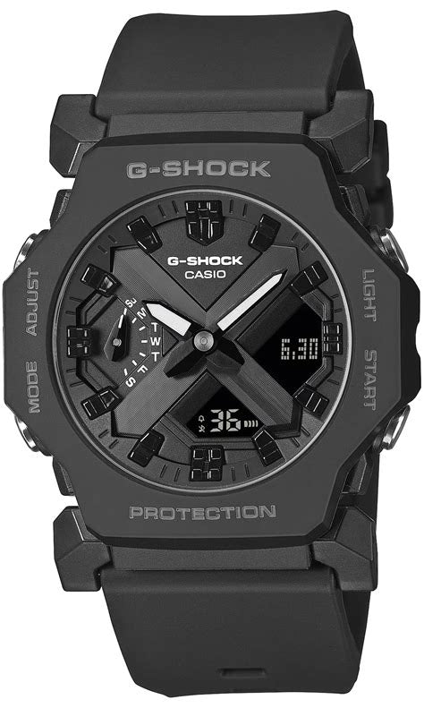 Casio G-Shock GA-2300-1AER Orologio da uomo - Cinturino in resina nera, display analogico-digitale