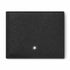 Montblanc Sartorial 130315 Portafoglio da uomo - Pelle saffiano nera, 6 scomparti per carte di credito