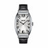 Tissot Heritage Porto Unisex Watch - Silver Dial, Stainless Steel Tonneau Case, Black Leather Strap