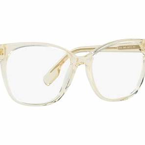 Burberry BE 2345 3852 54 Occhiali da vista da donna - Montatura squadrata in acetato giallo