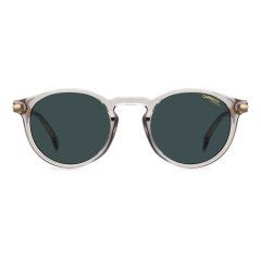 CARRERACarrera 301/S KB7‑KU 50 Clear‑Grey Round Sunglasses – Blue UV400EYEWEAREcecile