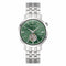 Bulova Classic Automatic 96A319 Men's Watch – Green Dial, Stainless Steel Bracelet