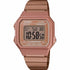 Casio B-650WC-5A Vintage Digital Watch - Rose Gold Stainless Steel Band