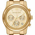 Michael Kors MK7323 Women's Runway Gold-Tone Chronograph Watch