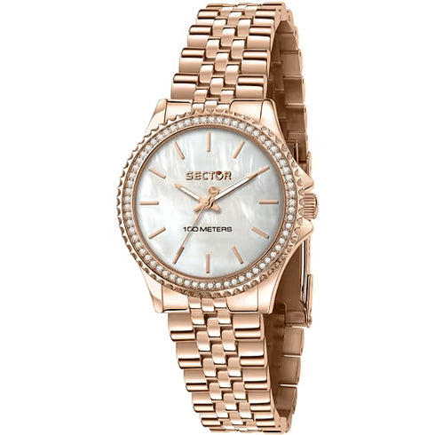 SECTORSector 230 R3253161537 Women's Watch - Rose Gold Steel, 32mm CaseWATCHESEcecile