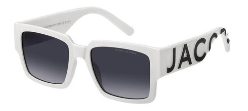 Lunettes de soleil unisexe Marc Jacobs MARC 739/S CCP/9O - monture blanche, verres gris dégradés