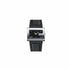 Gucci G-Rectangle 100 YA100302 Men's Watch – Black Dial, Stainless Steel Case, Black Leather Strap