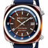 Reloj Automático Briston Clubmaster Diver 42mm Esfera Marrón Correa NATO Azul 18642.SA.TD.9W.NNB