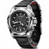 Victorinox I.N.O.X. Chrono Men's Watch V241983 – Black Dial, Black Rubber Strap