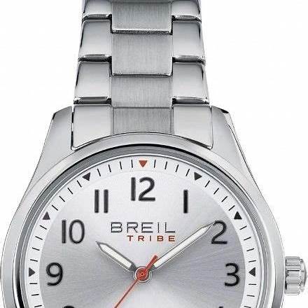 Breil Tribe Beginning EW0623 Unisex Quartz Watch - 36mm Silver Sunray Dial, Stainless Steel Bracelet