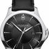 Victorinox Alliance Men's Watch V241905 – Silver Dial, Black Leather Strap