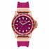 Michael Kors MK7441 Women's Everest Watch - Rose Gold-Tone, Pink Dial, Silicone Strap