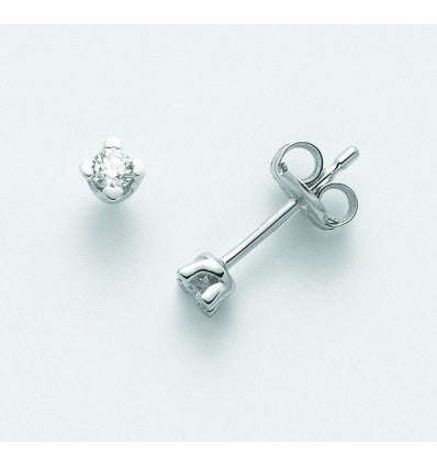 Miluna ERD5019_030G7 Women's White Gold Earrings with Diamonds