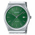 Casio MTP-B145D-3AVEF Men's Analog Watch – Green Dial with Stainless Steel Bracelet