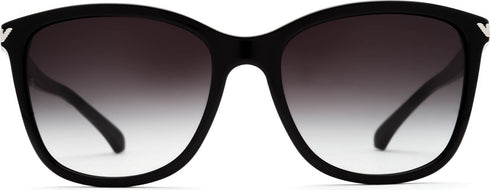 Emporio Armani EA 4060 5017/8G Women's Sunglasses - Black Frame, Grey Gradient Lenses, 56mm