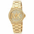 Orologio Michael Kors Lennox MK7229 Donna - Tono oro, quadrante con logo pavé