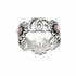 Gucci GG Marmont Sterling Silver Pink Mother of Pearl Ring - Size 6