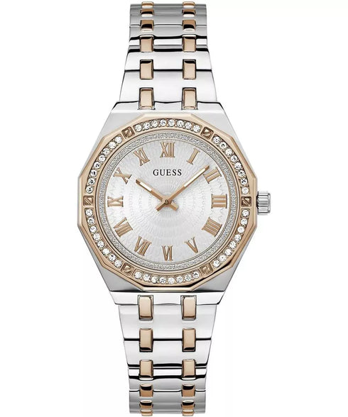 Guess GW0770L5 Women's Two-Tone Stainless Steel Watch with Crystal Bezel