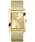 Guess GW0898G1 Clyde Guess GW0898G1 Clyde Men's Watch – 35mm Gold-Tone Rectangular Case, Steel Bracelet, Minimalist Design