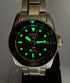 Seiko Prospex SNE575P1 PADI Solar Diver's 200m Black Dial Men's Watch