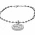 Gucci Interlocking G Sterling Silver Beaded Bracelet - Size 18cm