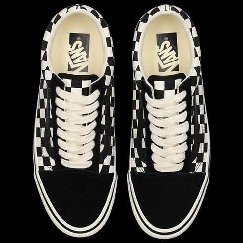 Vans Old Skool Checkerboard Nero Bianco Uomo
