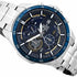 Casio Edifice EFR-556DB-2AVUEF Herren-Chronographenuhr aus Edelstahl mit blauem Zifferblatt