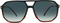 Carrera 324/S WR7-9K 59 Men's Sunglasses - Black Havana Frame, Green Shaded Lenses