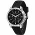 Maserati Successo Men's Chronograph Watch - R8871621014, Black Dial, Silicone Strap,