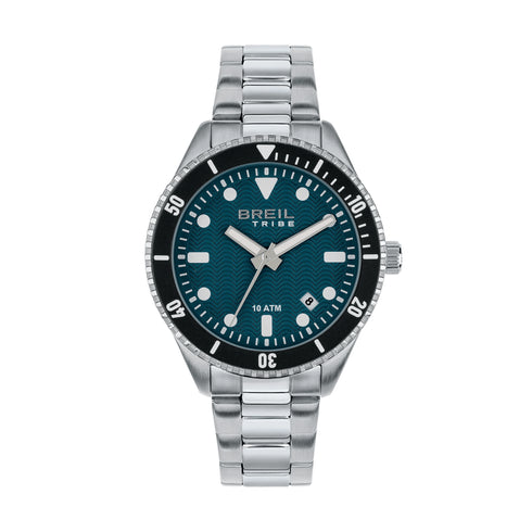BREILBreil Overhand EW0740 Men's Watch – Ocean Blue Dial, 39mm Steel BraceletWATCHESEcecile