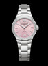 Baume & Mercier Riviera MOA10812 Women's Watch – 33mm, Pink Dial, Quartz, Steel Bracelet