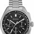 Bulova Lunar Pilot 96B258 Men's Chronograph Watch – Black Dial, Stainless Steel Bracelet