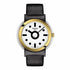 Tissot Heritage Memphis Gent Men's Watch - White Dial, Two-Tone PVD Case, Black Synthetic Strap