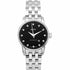 Mido Baroncelli III M7600.4.68.1 Orologio automatico da donna - Quadrante nero, bracciale in acciaio inossidabile