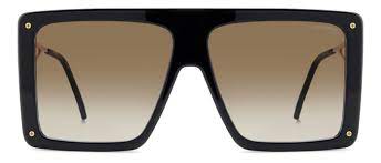 Carrera CA UNICA/SE 807/86 60 Women's Sunglasses - Black Frame, Brown Gradient Lenses