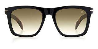 David Beckham DB 7000/S FLAT 807-N4 56 Men's Sunglasses - Black Acetate Frame, Brown Gradient Lenses