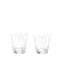 Lalique Lotus Set 2 Dew Tumblers Buds and Blossoms 30 cl